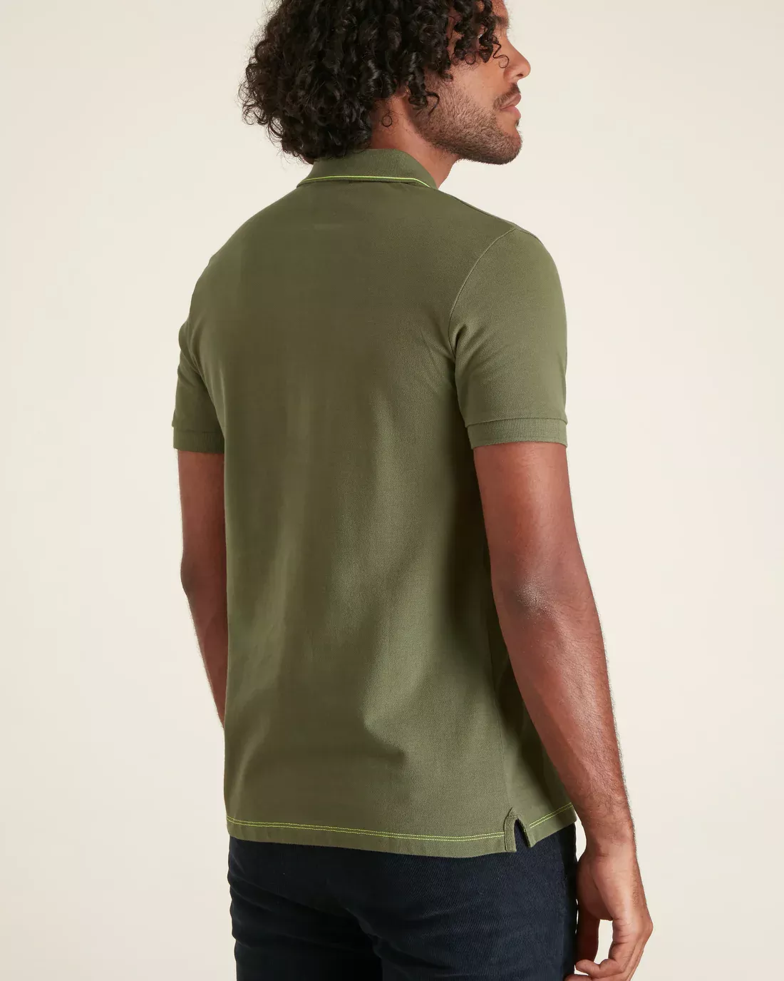 Polo à Détails Fluo