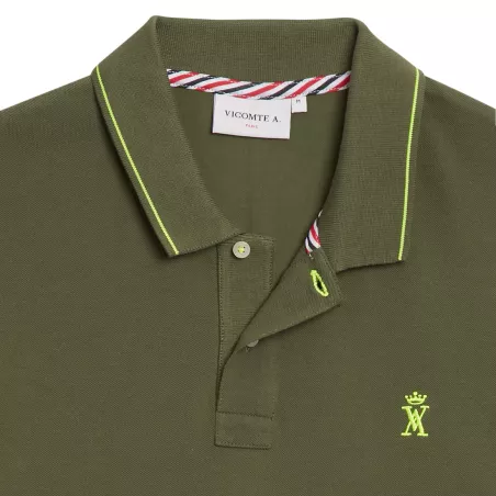 Polo à Détails Fluo