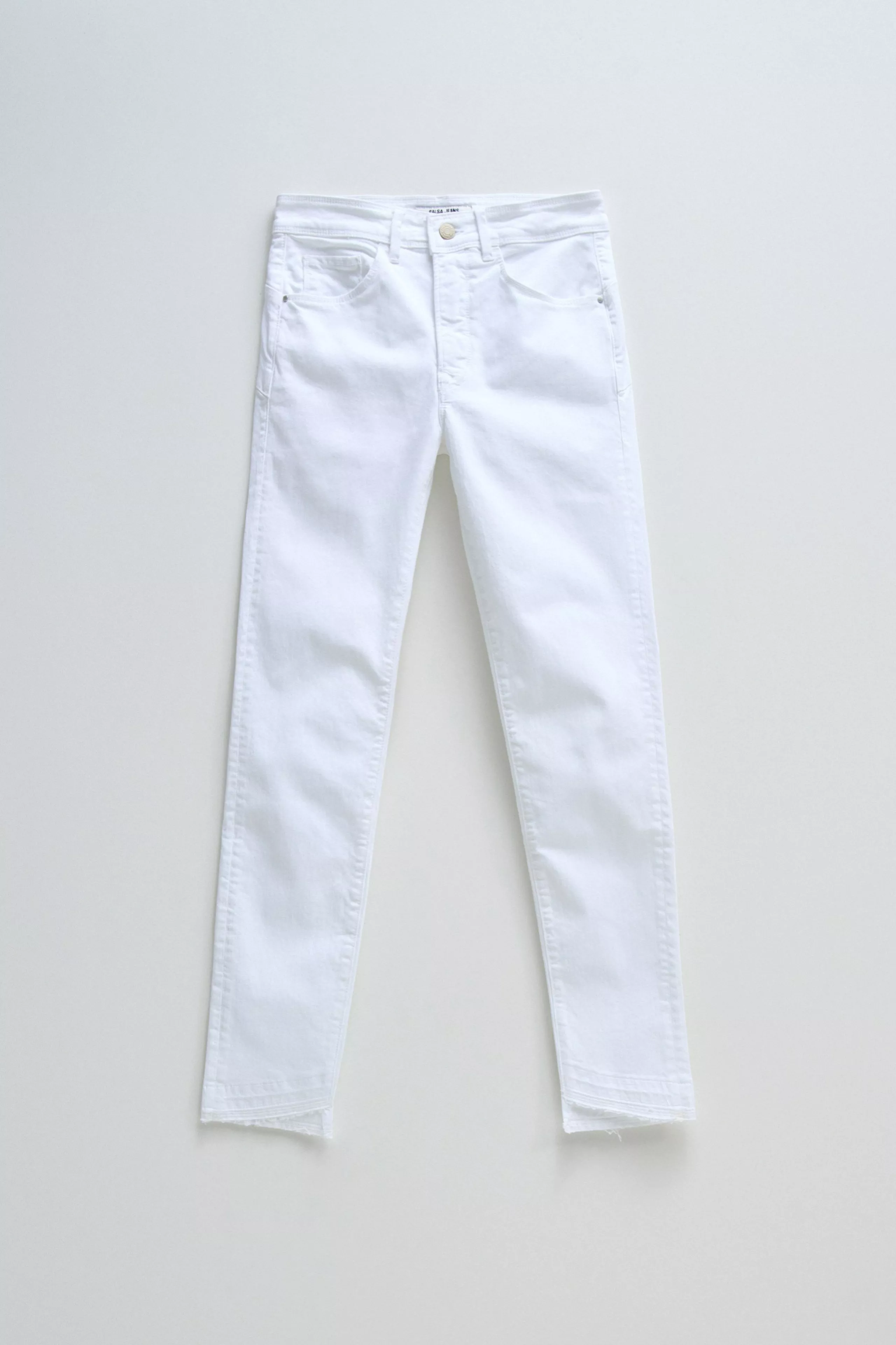 JEANS FAITH PUSH IN CROPPED EN TOILE DE COULEUR
