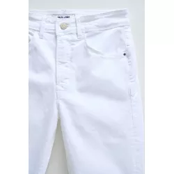 JEANS FAITH PUSH IN CROPPED EN TOILE DE COULEUR