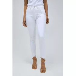 JEANS FAITH PUSH IN CROPPED EN TOILE DE COULEUR