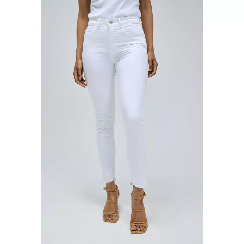 JEANS FAITH PUSH IN CROPPED EN TOILE DE COULEUR