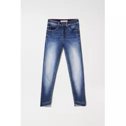 JEANS FAITH PUSH IN CROPPED DÉLAVAGE PREMIUM