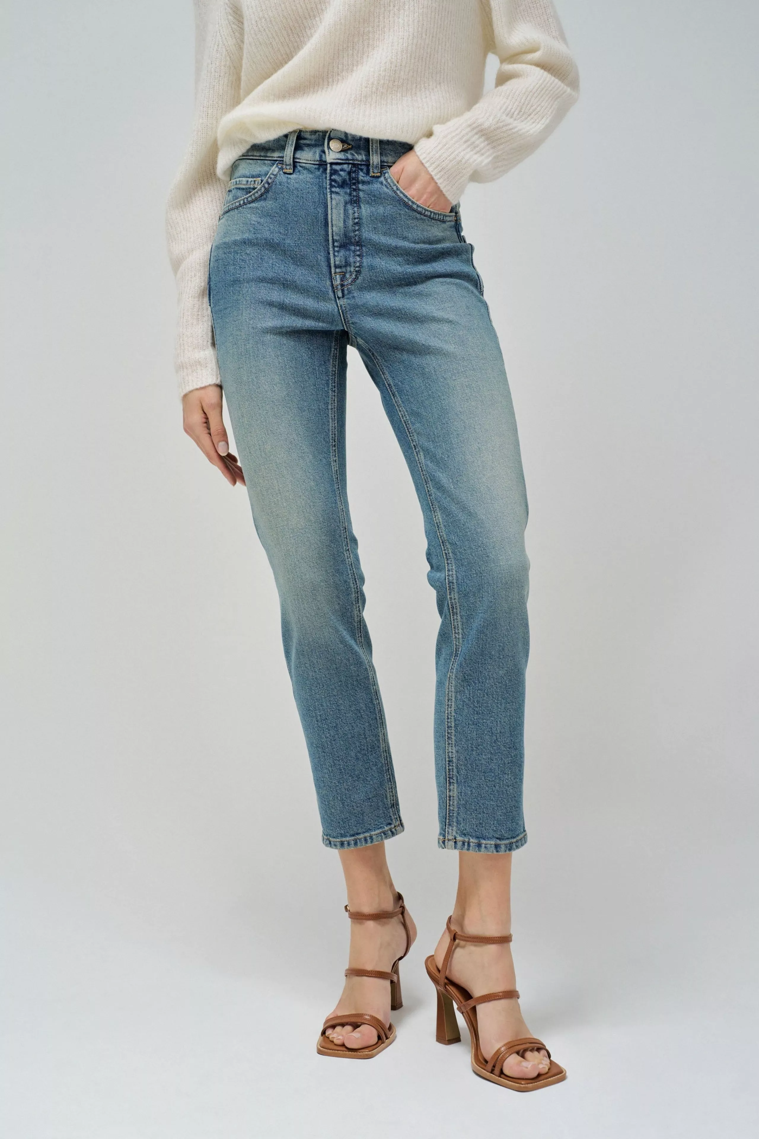 JEAN FAITH PUSH IN CROPPED SLIM