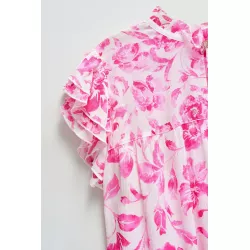 BLOUSE À MOTIF FLORAL
