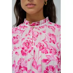 BLOUSE À MOTIF FLORAL