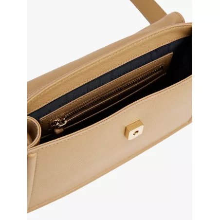 Sac bandoulière à fermoir tournant