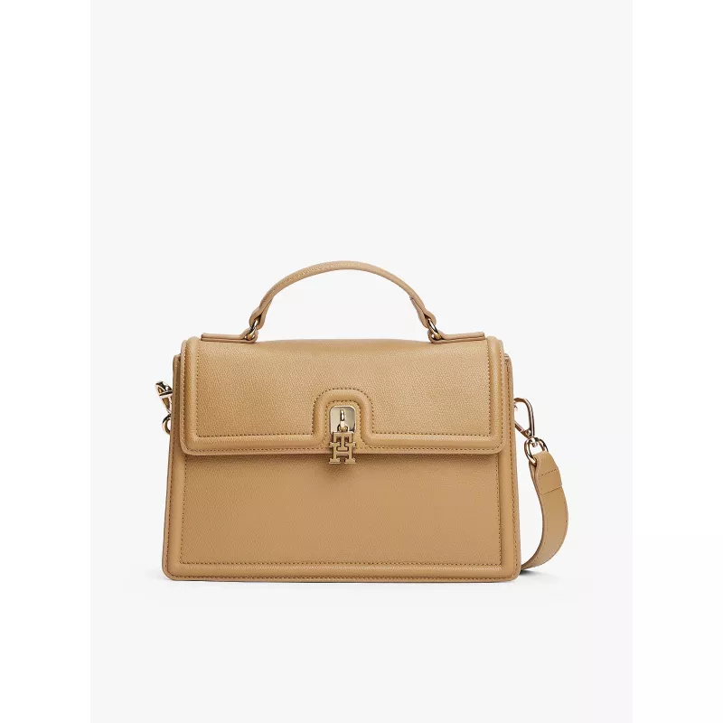 Sac bandoulière à fermoir tournant