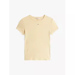 T-shirt ajusté côtelé