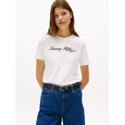 T-shirt à logo cursive