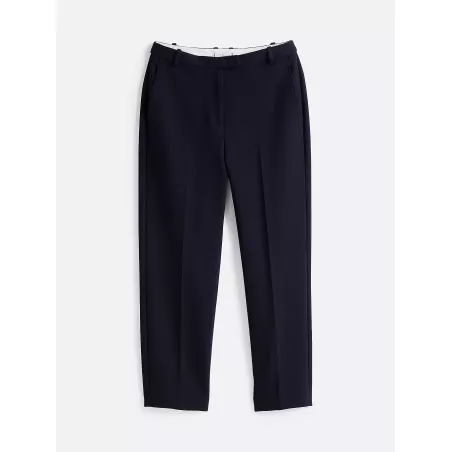 Pantalon slim droit coupe courte