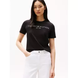 T-shirt à col ras-du-cou et logo