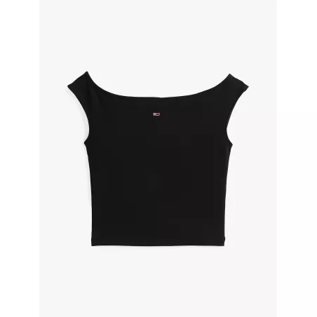 T-shirt ajusté à encolure bateau