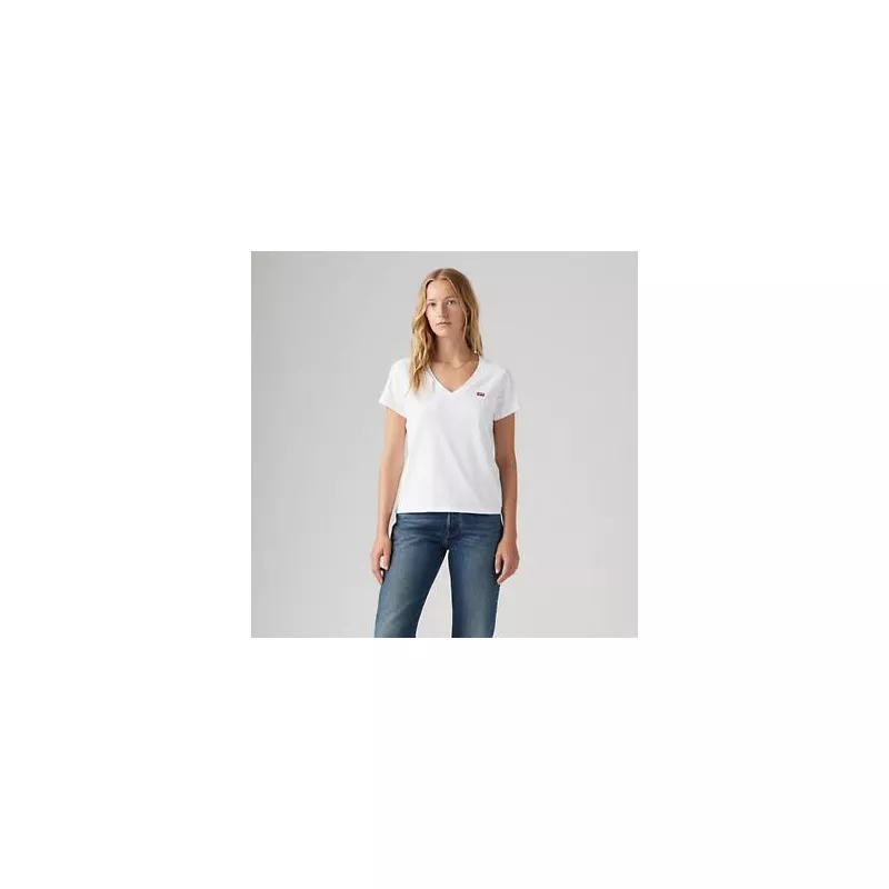 Perfect Slub V-neck Tee
