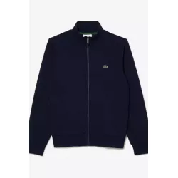 SWEATSHIRT JOGGER ZIPPÉ HOMME REGULAR FIT LACOSTE EN MOLLETON GRATTÉ