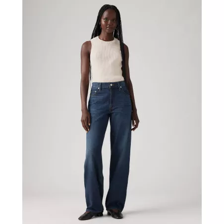 Jean Baggy Dad Lin+ Denim