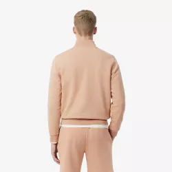 Sweatshirt col montant zippé molleton