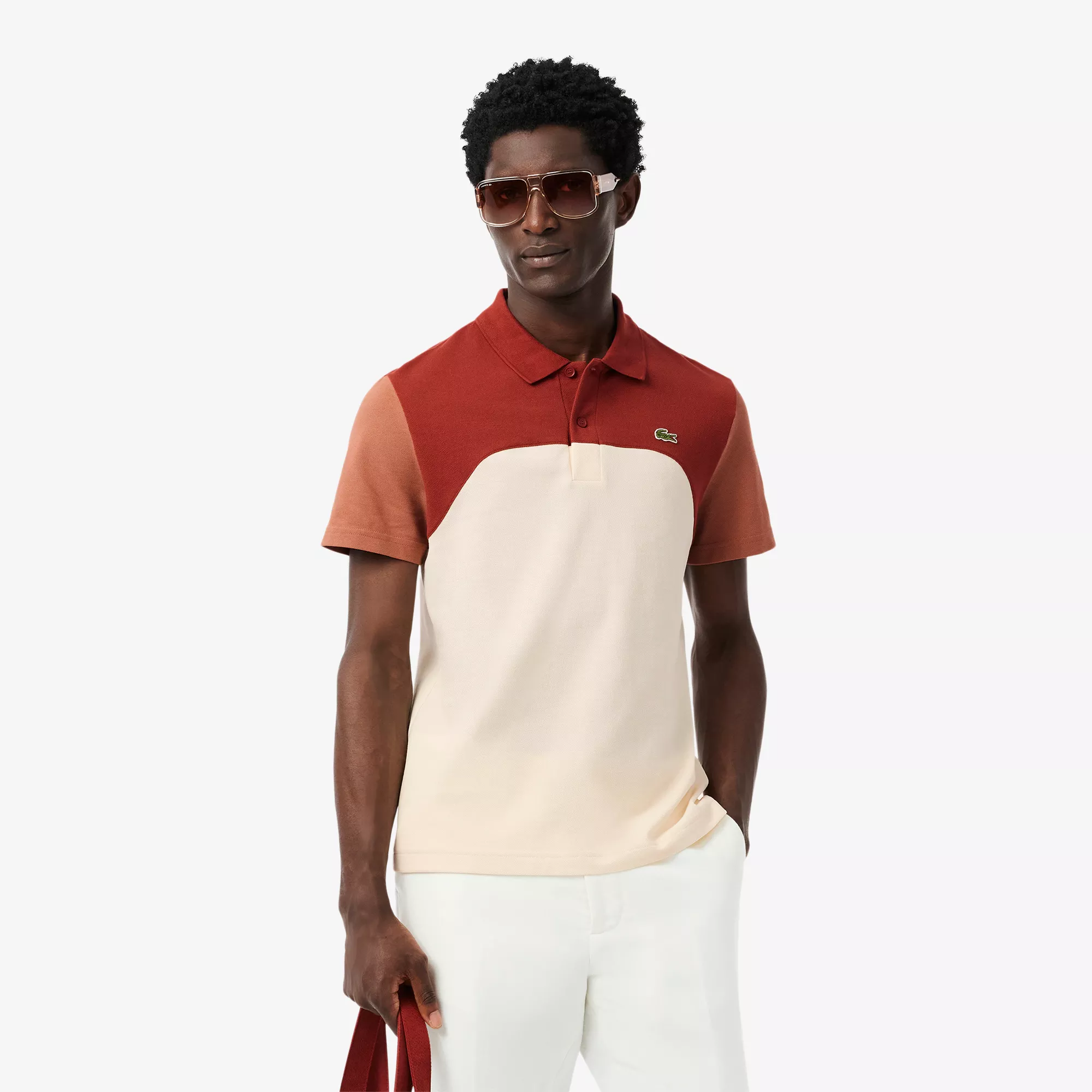 Polo L.12.12 regular fit color-block