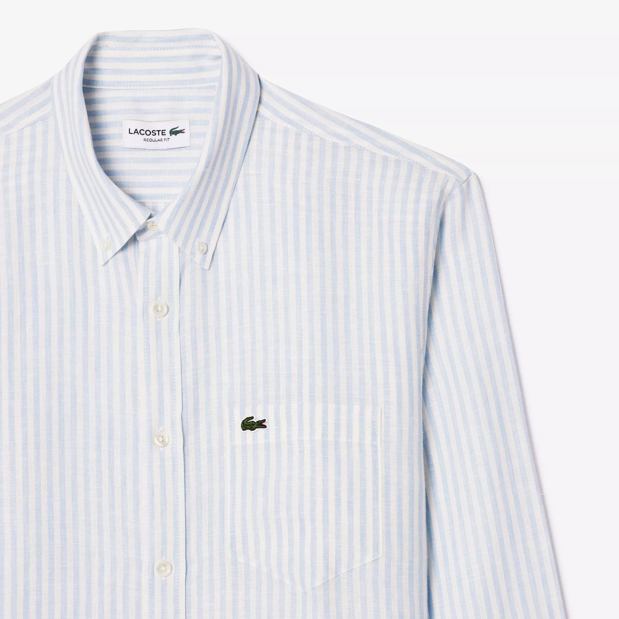 CHEMISE RAYÉE REGULAR FIT EN LIN