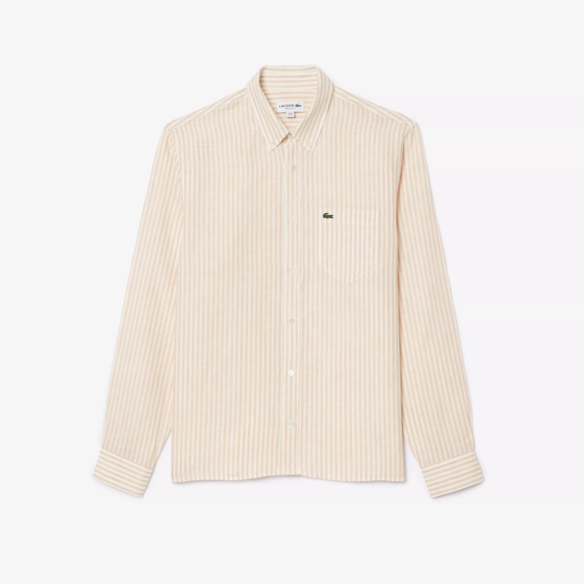 CHEMISE RAYÉE REGULAR FIT EN LIN