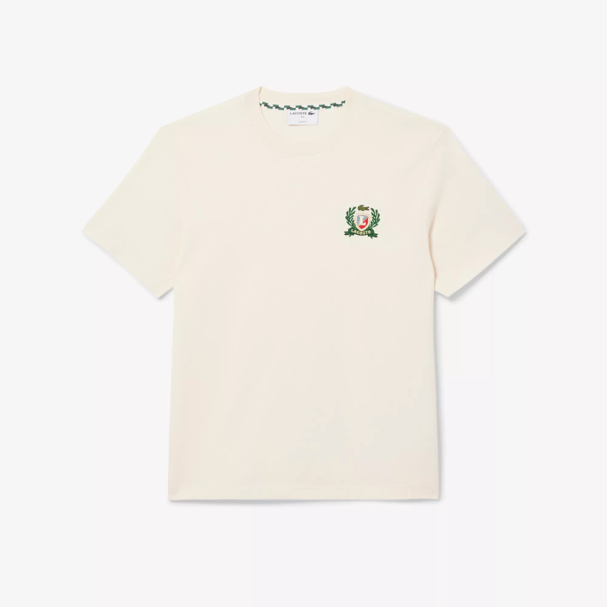 T-shirt badge brodé fabriqué en France
