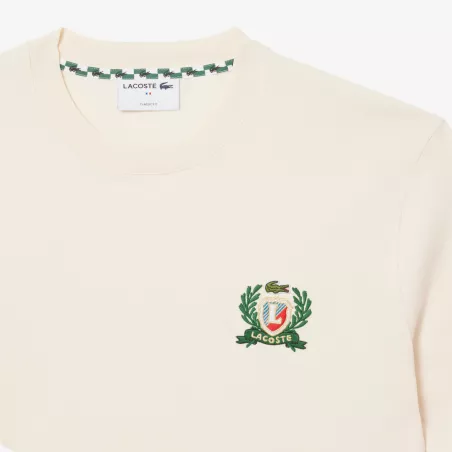 T-shirt badge brodé fabriqué en France
