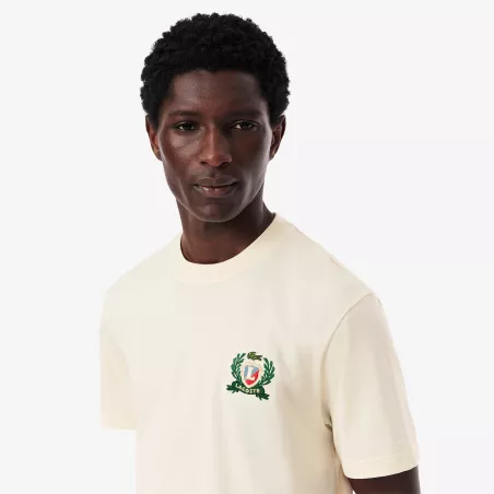 T-shirt badge brodé fabriqué en France