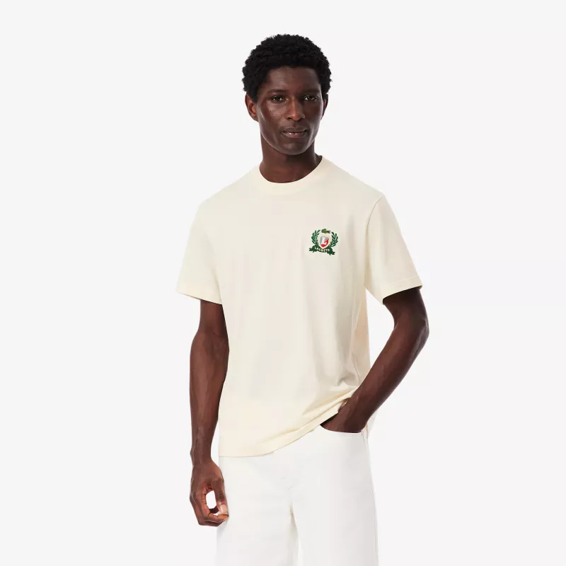 T-shirt badge brodé fabriqué en France
