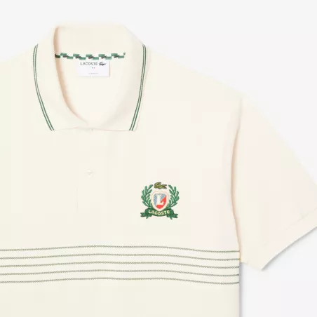 Polo L.12.12 classic fit blason brodé