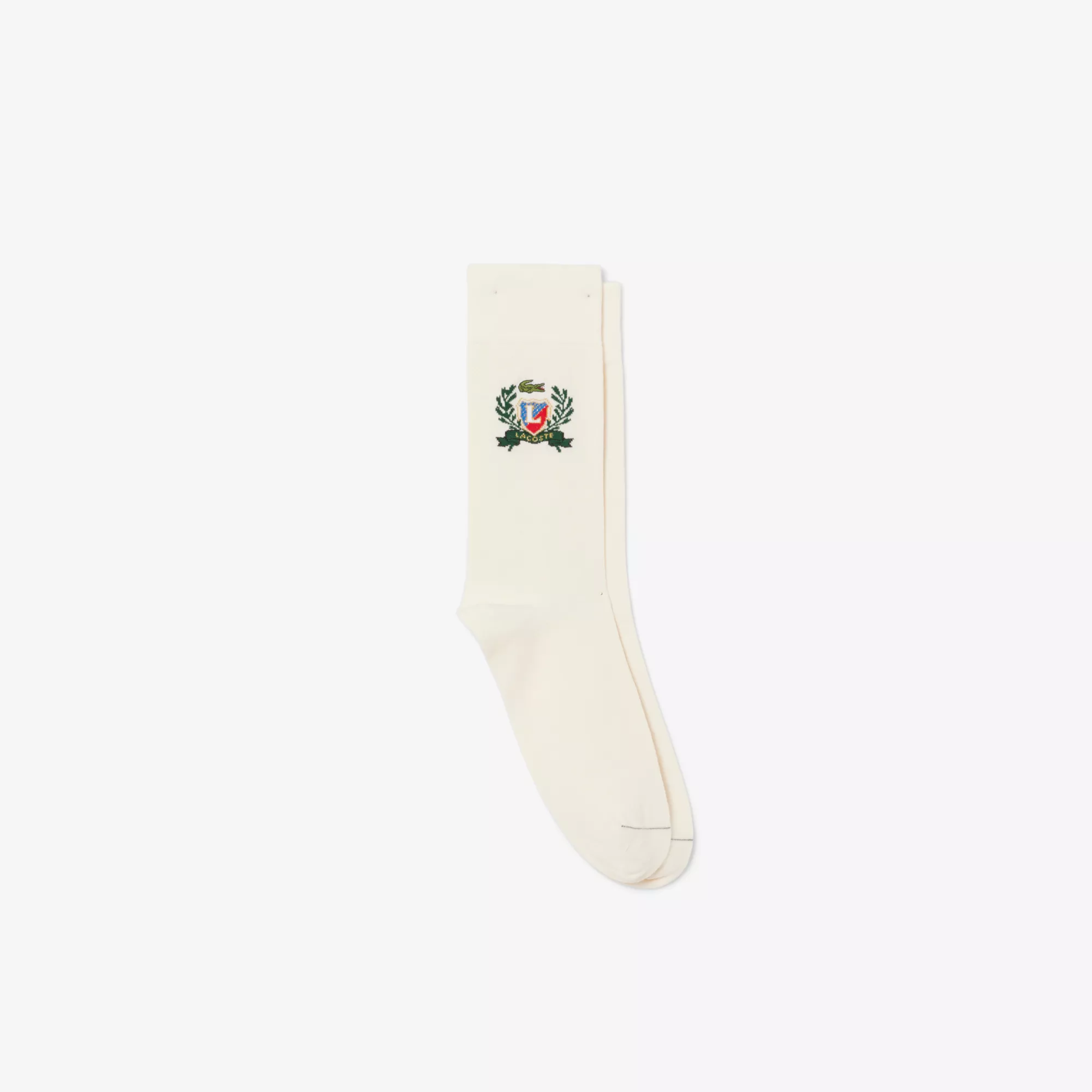 Chaussettes motif écusson jacquard