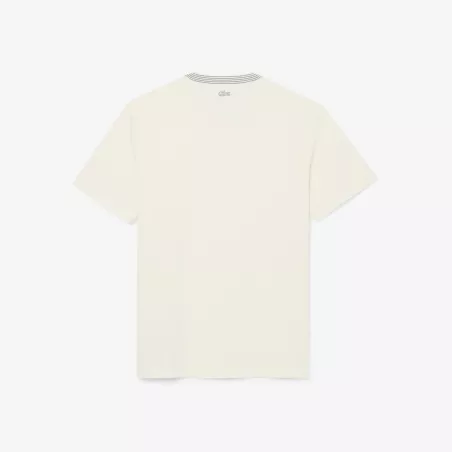 T-shirt jersey de coton brodé