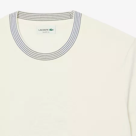 T-shirt jersey de coton brodé