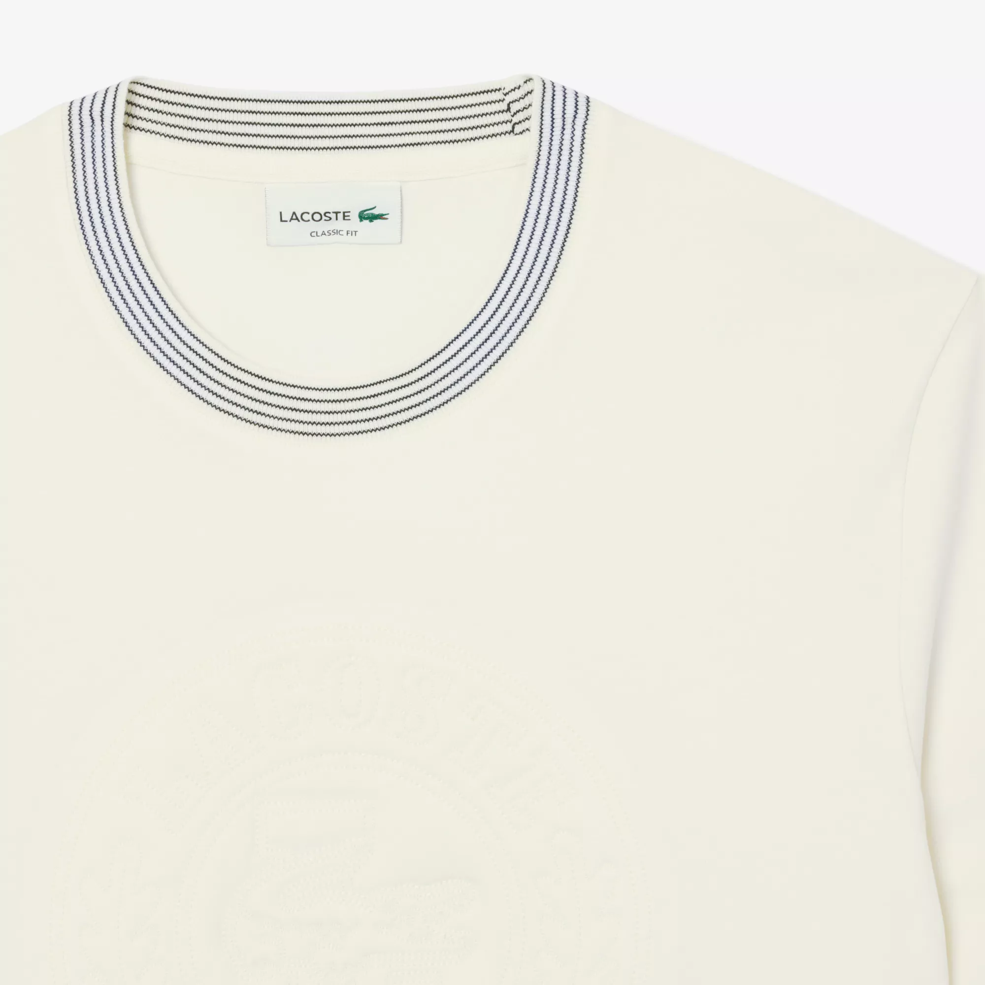 T-shirt jersey de coton brodé