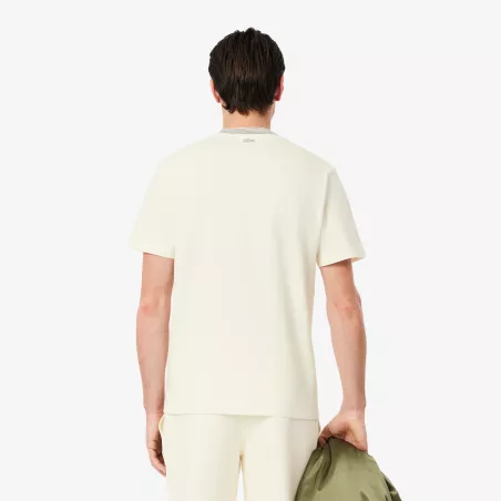 T-shirt jersey de coton brodé
