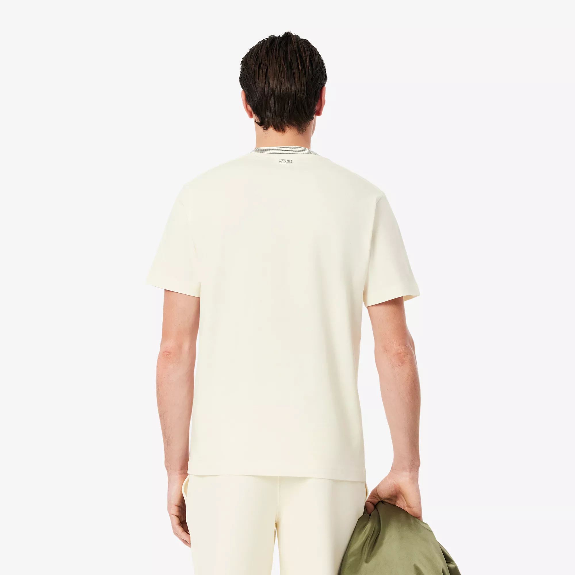 T-shirt jersey de coton brodé
