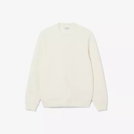 Sweatshirt en Piqué logo embossé