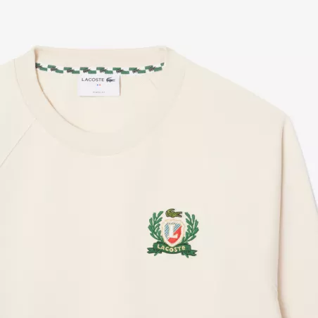 Sweatshirt blason brodé fabriqué en France
