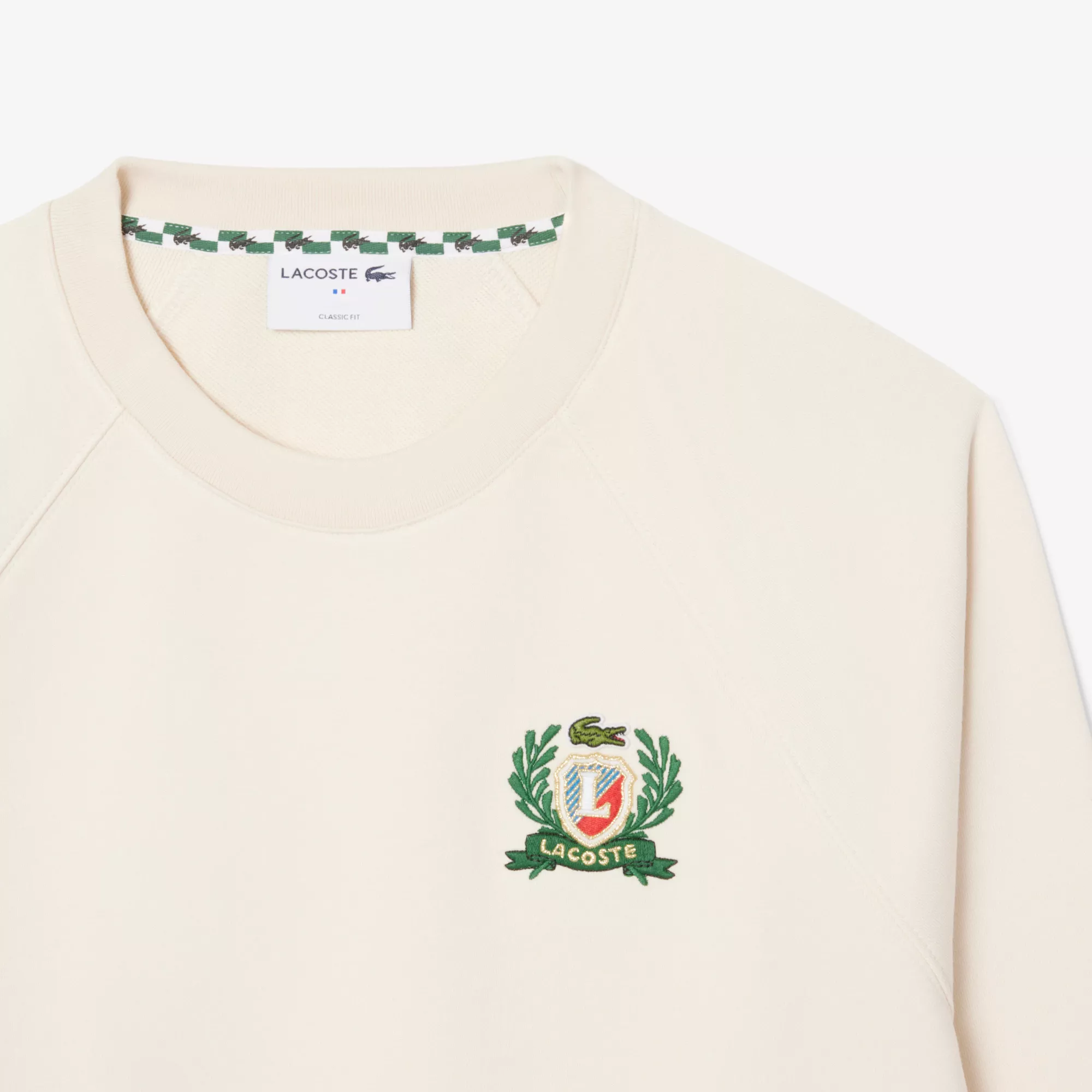 Sweatshirt blason brodé fabriqué en France
