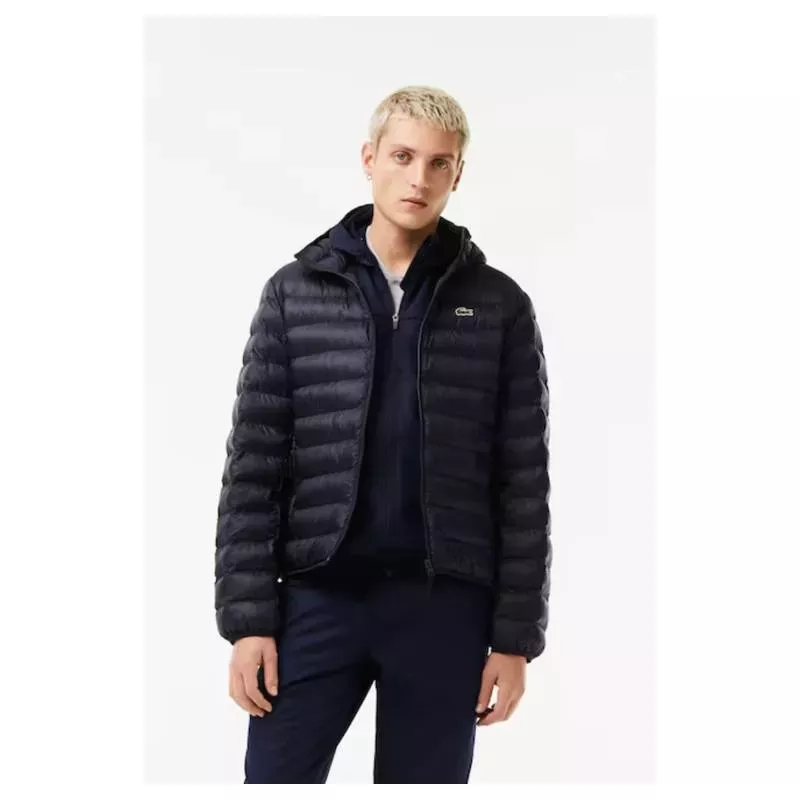 DOUDOUNE HOMME LACOSTE MATELASSÉE AVEC CAPUCHE