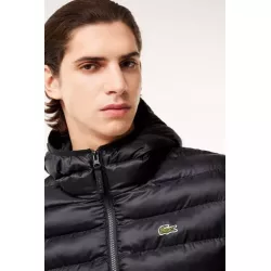 DOUDOUNE HOMME LACOSTE MATELASSÉE AVEC CAPUCHE