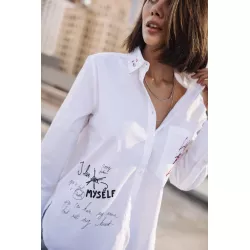 Chemise brodée Chestine Boyfriend Graf