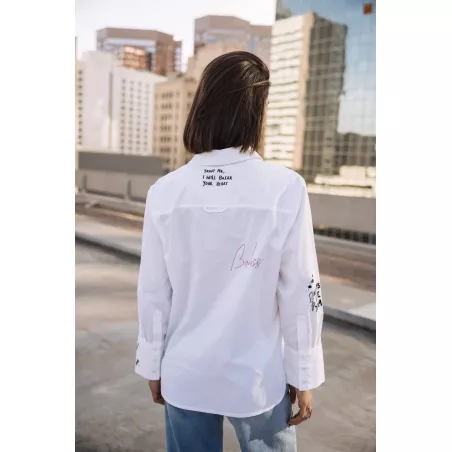 Chemise brodée Chestine Boyfriend Graf