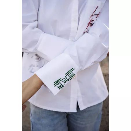 Chemise brodée Chestine Boyfriend Graf