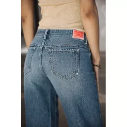 Agatha Jeans large à revers