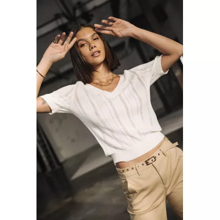 Polane Rib T-shirt en...