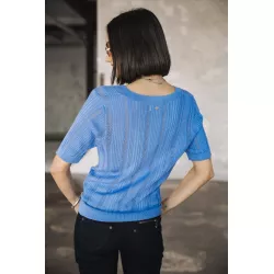 T-shirt en maille ajourée Polane Rib