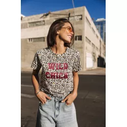 T-shirt imprimé Suria Leo Glitter