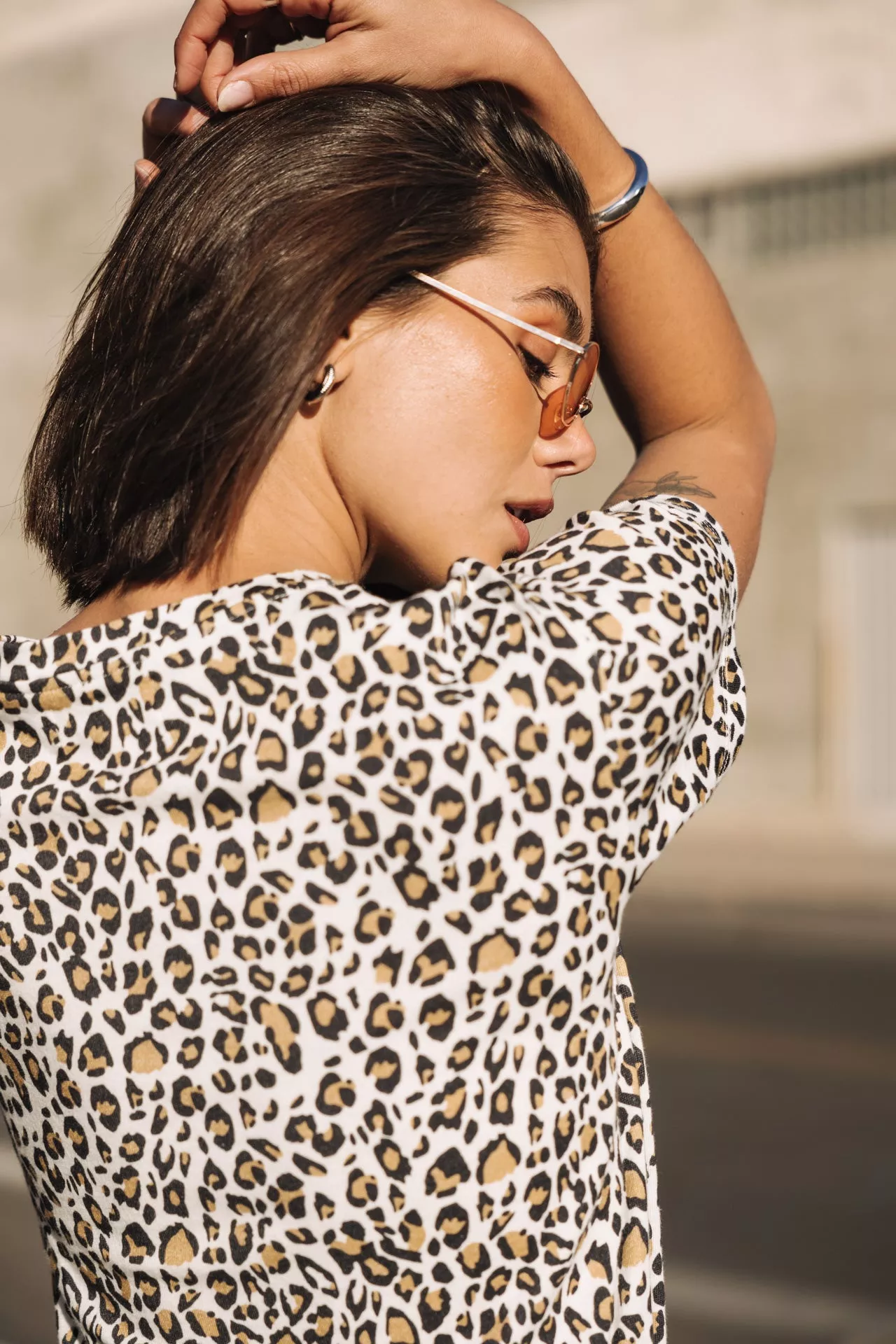 T-shirt imprimé Suria Leo Glitter