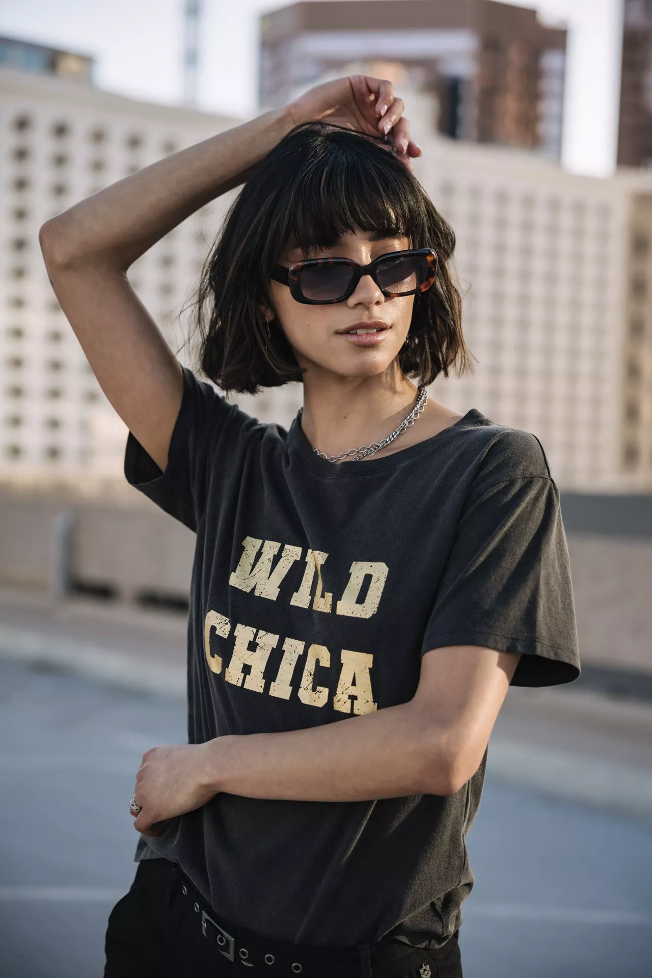 T-shirt imprimé Suria Wild Chica Foil