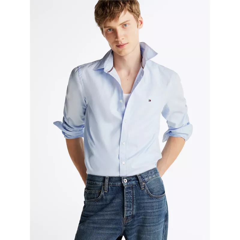 Chemise ajustée en popeline TH Flex